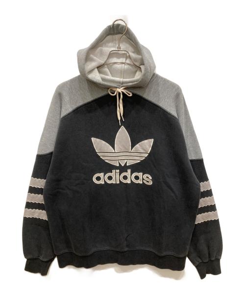adidas（アディダス）adidas (アディダス) 80ｓトレフォイルパーカー ブラック サイズ:-の古着・服飾アイテム