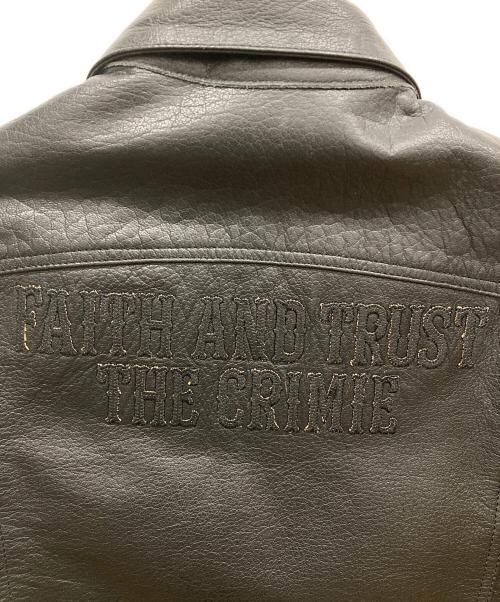 THE CRIMIE（ザ クライミー）THE CRIMIE (ザ クライミー) 3rd type レザージャケット ブラック サイズ:SIZE Mの古着・服飾アイテム