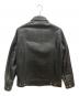 THE CRIMIE (ザ クライミー) 3rd type レザージャケット ブラック サイズ:SIZE M：25000円