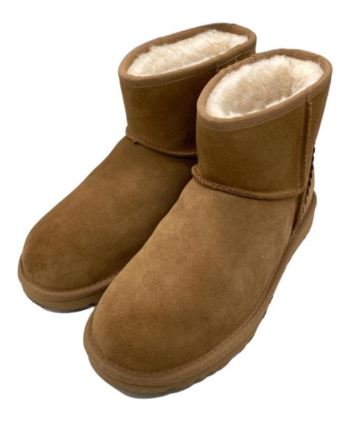 UGG（アグ）UGG (アグ) Classic Mini Deco Suede キャメル サイズ:26の古着・服飾アイテム