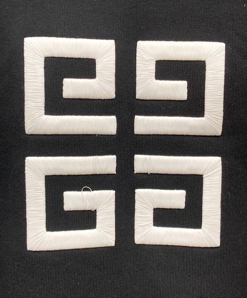 GIVENCHY（ジバンシィ）GIVENCHY (ジバンシィ) 4G刺繍オーバーサイズスウェットパーカー ブラック サイズ:SIZE Mの古着・服飾アイテム