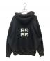 GIVENCHY (ジバンシィ) 4G刺繍オーバーサイズスウェットパーカー ブラック サイズ:SIZE M：46000円
