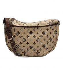 russet（ラシット）の古着「レザーショルダーバッグ」｜ベージュ