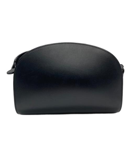 A.P.C.（アーペーセー）A.P.C. (アーペーセー) ハーフムーンショルダーバッグ ブラックの古着・服飾アイテム