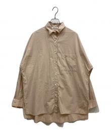 EVERYDAY I LIKE.（エヴリデイ アイ ライク）の古着「ワイドシャツ」｜ベージュ
