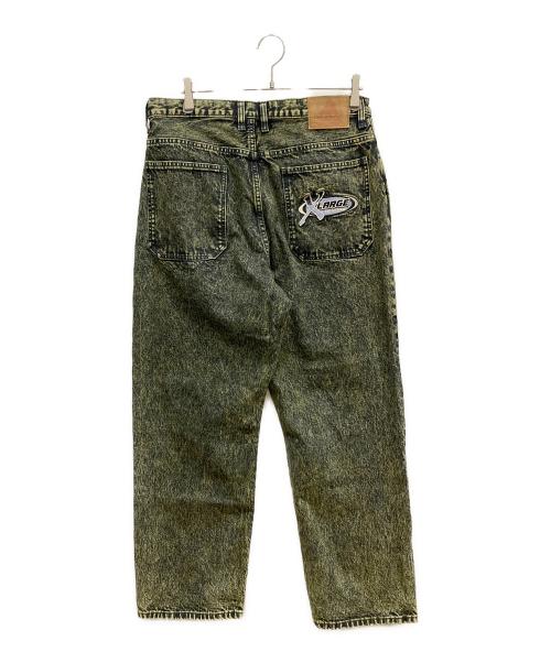 X-LARGE（エクストララージ）X-LARGE (エクストララージ) OVERDYED DENIM PANTS サイズ:SIZE 86cm (W34)の古着・服飾アイテム