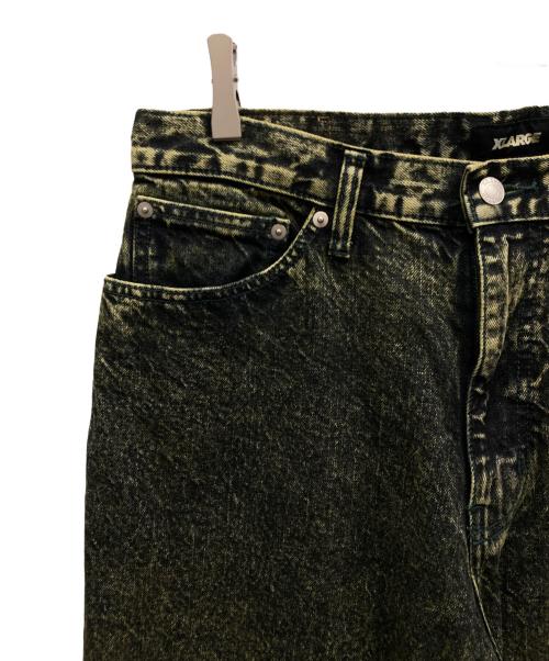 X-LARGE（エクストララージ）X-LARGE (エクストララージ) OVERDYED DENIM PANTS サイズ:SIZE 86cm (W34)の古着・服飾アイテム
