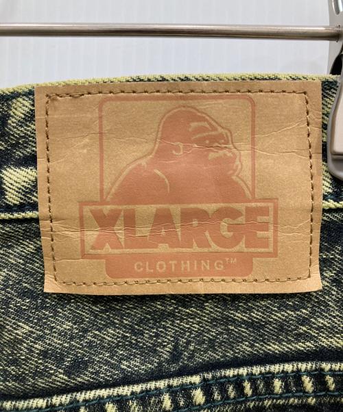 X-LARGE（エクストララージ）X-LARGE (エクストララージ) OVERDYED DENIM PANTS サイズ:SIZE 86cm (W34)の古着・服飾アイテム