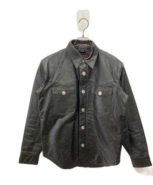 HEAVY FOR BIKERS（ヘビーフォーバイカーズ）HEAVY FOR BIKERS (ヘビーフォーバイカーズ) レザージャケット ブラック サイズ:SIZE 40の古着・服飾アイテム