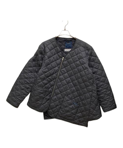 LAVENHAM（ラベンハム）LAVENHAM (ラベンハム) COMME des GARCONS SHIRT (コムデギャルソンシャツ) キルティングジャケット グレー サイズ:Mの古着・服飾アイテム