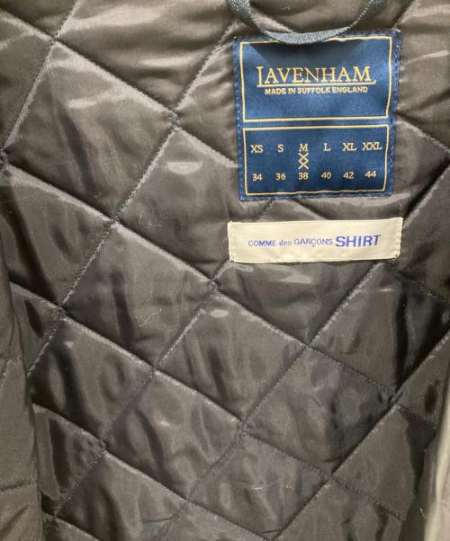 LAVENHAM（ラベンハム）LAVENHAM (ラベンハム) COMME des GARCONS SHIRT (コムデギャルソンシャツ) キルティングジャケット グレー サイズ:Mの古着・服飾アイテム