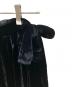 中古・古着 yohji yamamoto+Noir (ヨウジヤマモトプリュスノアール) ベロアラップスカート ブラック サイズ:2：7000円