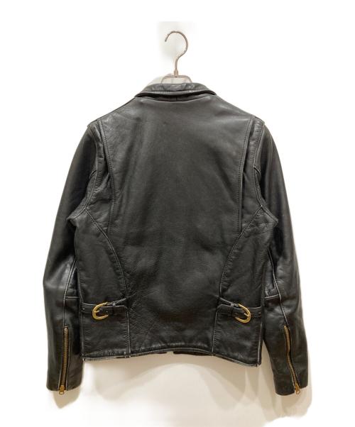 VANSON（バンソン）VANSON (バンソン) ENFシングルライダースジャケット ブラック サイズ:36の古着・服飾アイテム