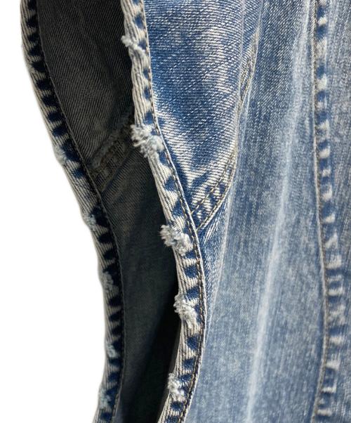 Dessin CYNICAL（デッサンシニカル）Dessin CYNICAL (デッサンシニカル) ストレッチデニムベスト ブルー サイズ:02 未使用品の古着・服飾アイテム