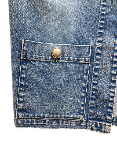 Dessin CYNICAL（デッサンシニカル）Dessin CYNICAL (デッサンシニカル) ストレッチデニムベスト ブルー サイズ:02 未使用品の古着・服飾アイテム