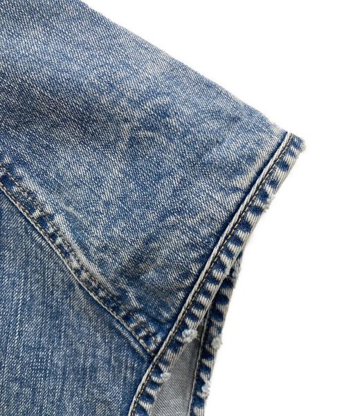 Dessin CYNICAL（デッサンシニカル）Dessin CYNICAL (デッサンシニカル) ストレッチデニムベスト ブルー サイズ:02 未使用品の古着・服飾アイテム