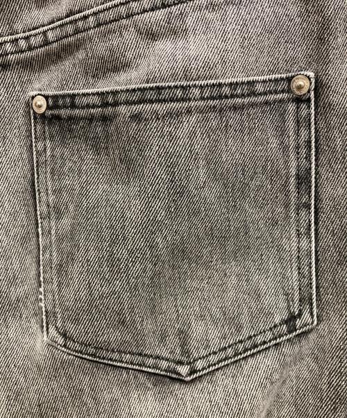 JOHN LAWRENCE SULLIVAN（ジョン ローレンス サリバン）JOHN LAWRENCE SULLIVAN (ジョン ローレンス サリバン) ブリーチデニムジップパンツ グレー サイズ:46の古着・服飾アイテム