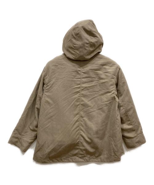 medoc original（メドック オリジナル）medoc original (メドック オリジナル) ファーフーデッドモッズアウター ベージュ サイズ:SIZE M 未使用品の古着・服飾アイテム