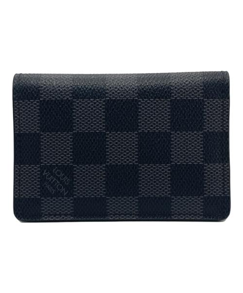 LOUIS VUITTON（ルイ ヴィトン）LOUIS VUITTON (ルイ ヴィトン) ダミエ・グラフィット　	オーガナイザー・ドゥ・ポッシュ ブラックの古着・服飾アイテム
