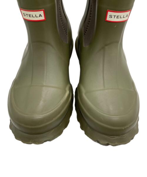 HUNTER（ハンター）HUNTER (ハンター) STELLA McCARTNEY (ステラマッカートニー) ブーツ カーキ サイズ:22の古着・服飾アイテム