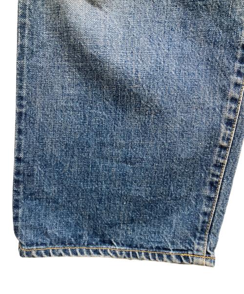 Ron Herman（ロンハーマン）Ron Herman (ロンハーマン) ダメージワイドデニムパンツ インディゴ サイズ:SIZE 83.5cm (W33)の古着・服飾アイテム