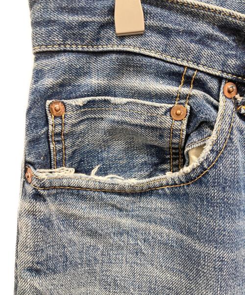 Ron Herman（ロンハーマン）Ron Herman (ロンハーマン) ダメージワイドデニムパンツ インディゴ サイズ:SIZE 83.5cm (W33)の古着・服飾アイテム