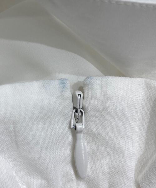 JENNE（ジェンヌ）JENNE (ジェンヌ) クラシカルエアリーフレアスカート ホワイト サイズ:Sの古着・服飾アイテム