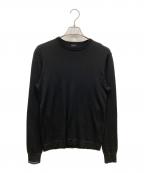 JOSEPH HOMMEジョゼフ オム）の古着「エッセンシャルメリノクルーネックニット」｜ブラック