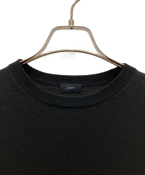 JOSEPH HOMME（ジョゼフ オム）JOSEPH HOMME (ジョゼフ オム) エッセンシャルメリノクルーネックニット ブラック サイズ:SIZE 46の古着・服飾アイテム