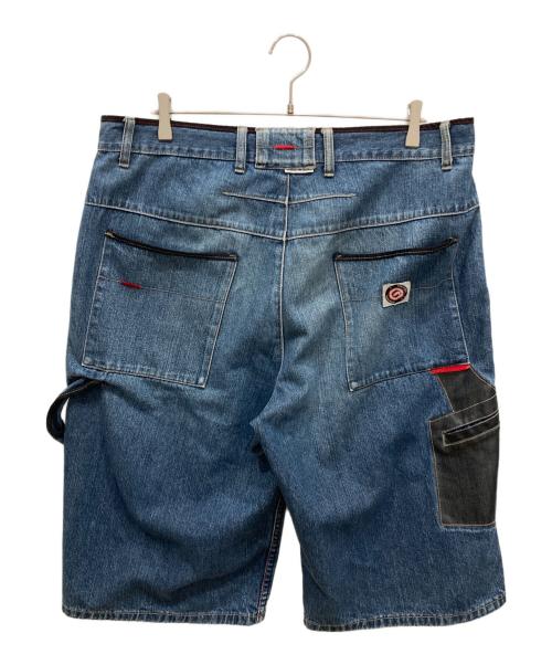 ecko complex（エコーコンプレックス）ecko complex (エコーコンプレックス) デザインデニムショーツ インディゴ サイズ:SIZE 38の古着・服飾アイテム