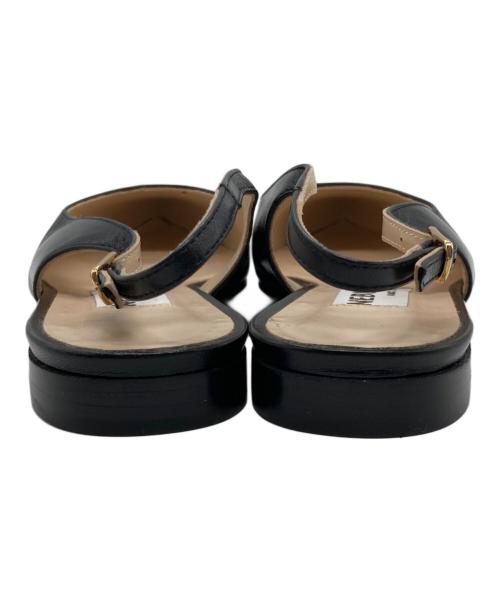 NEBULONIE（ネブローニ）NEBULONIE (ネブローニ) FLAT BACK STRAP ブラック サイズ:SIZE 37の古着・服飾アイテム