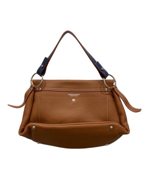 VALERIE SALACROUX（ヴァレリーサラクルー）VALERIE SALACROUX (ヴァレリーサラクルー) 2WAYワンショルダーバッグ ブラウンの古着・服飾アイテム