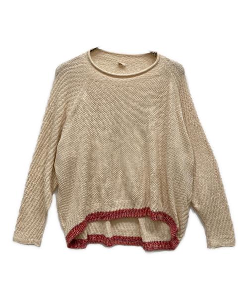 tamaki niime（タマキ ニイメ）tamaki niime (タマキ ニイメ) コットンニット ベージュ サイズ:SIZE 2の古着・服飾アイテム