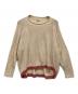 tamaki niime（タマキ ニイメ）の古着「コットンニット」｜ベージュ