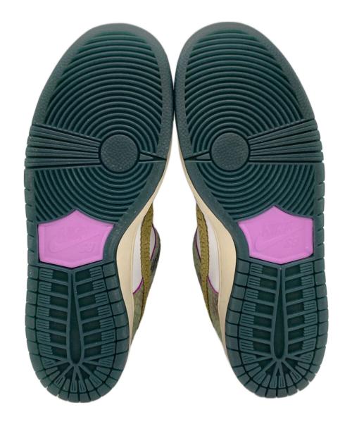 NIKE SB（ナイキエスビー）NIKE SB (ナイキエスビー) Alexis Sablone (アレクシス・サブローン) Dunk Low Pro グリーン×カーキ サイズ:28.5の古着・服飾アイテム