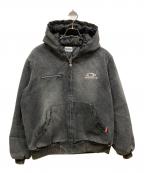 90909090）の古着「ダックフーディジャケット」｜グレー