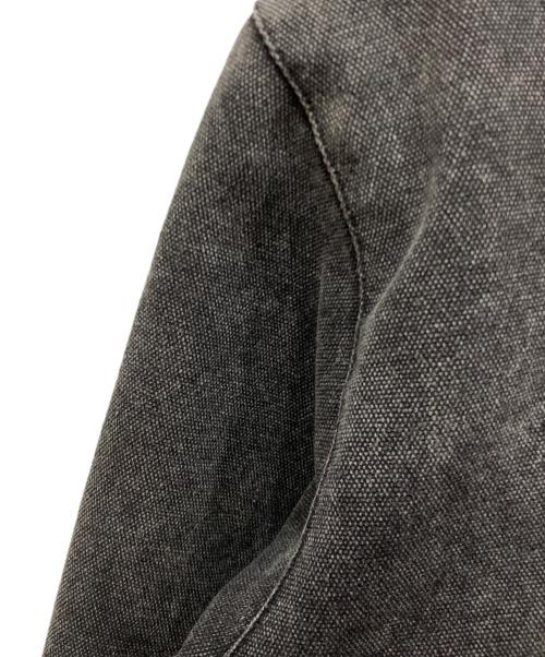 9090（9090）9090 (9090) ダックフーディジャケット グレー サイズ:Lの古着・服飾アイテム