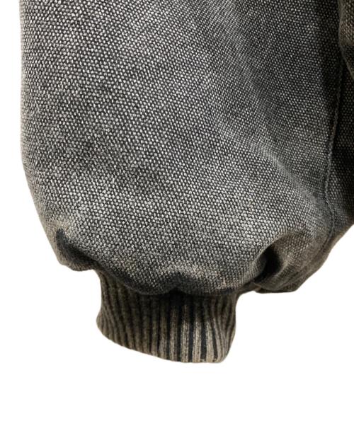 9090（9090）9090 (9090) ダックフーディジャケット グレー サイズ:Lの古着・服飾アイテム