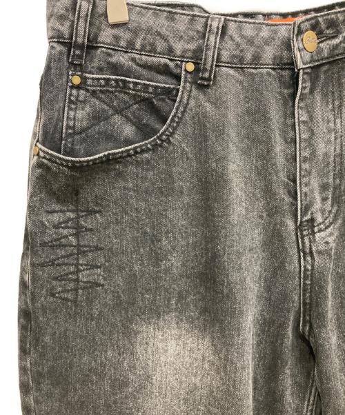 BUTTER GOODS（バターグッズ）Butter Goods (バターグッズ) バギーデニムパンツ ブラック サイズ: 81cm (W32)の古着・服飾アイテム