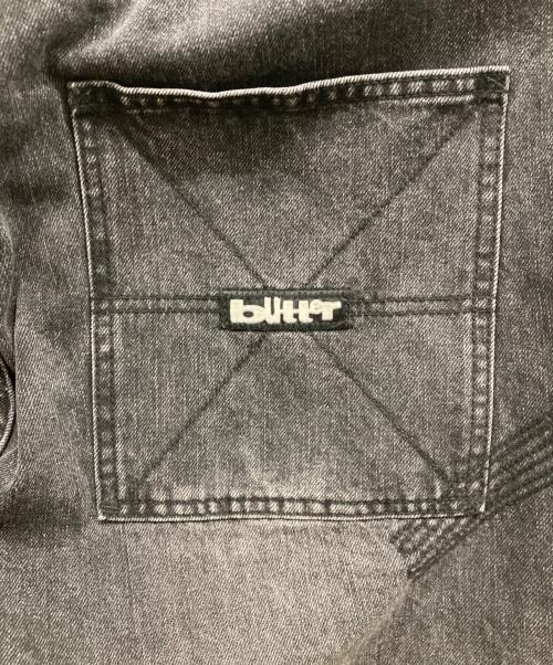 BUTTER GOODS（バターグッズ）Butter Goods (バターグッズ) バギーデニムパンツ ブラック サイズ: 81cm (W32)の古着・服飾アイテム