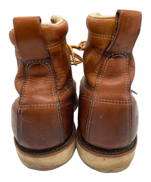 THOROGOOD（ソログッド）Thorogood (ソログッド) モックトゥブーツ ブラウン サイズ:8EEの古着・服飾アイテム