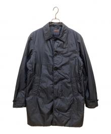 ASPESI（アスペジ）の古着「中綿ステンカラーコート」｜ネイビー