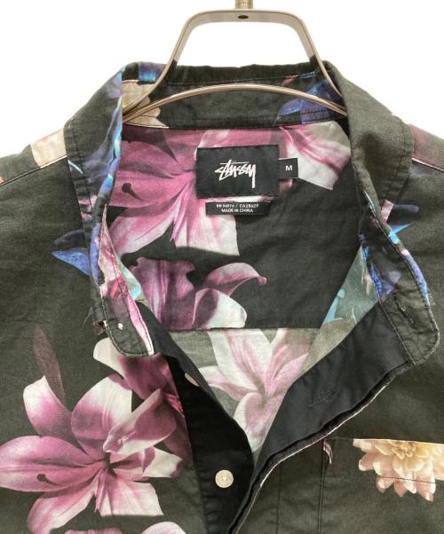 stussy（ステューシー）stussy (ステューシー) 半袖シャツ ブラック サイズ:Ⅼの古着・服飾アイテム