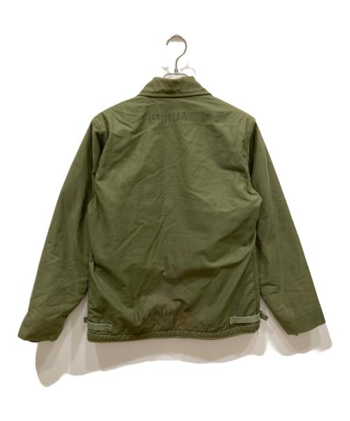 U'S NAVY（ユーエスネイビー）U'S NAVY (ユーエスネイビー) 80's A-2 デッキジャケット カーキ サイズ:MEDIUM(38-40)の古着・服飾アイテム
