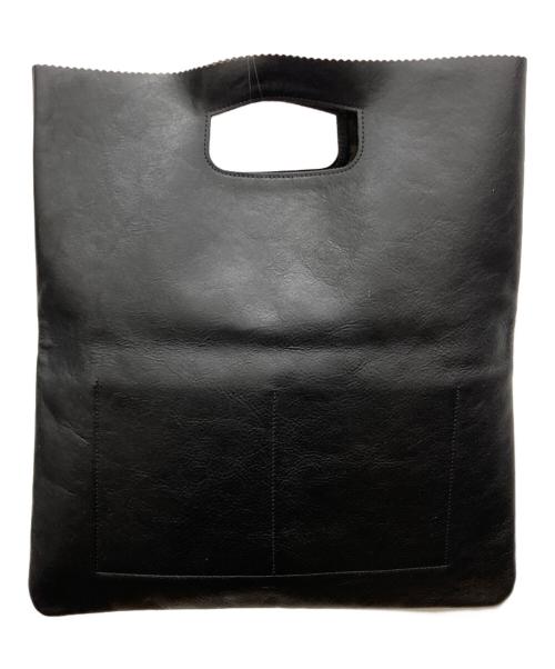 GANZO（ガンゾ）GANZO (ガンゾ) CHEZ DEDE ハンドバッグ ブラックの古着・服飾アイテム