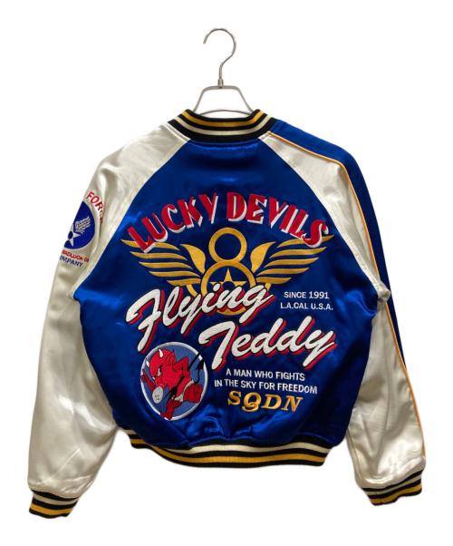 TED COMPANY（テッドカンパニー）TED COMPANY (テッドカンパニー) リバーシブルスカジャン ブルー サイズ:38の古着・服飾アイテム