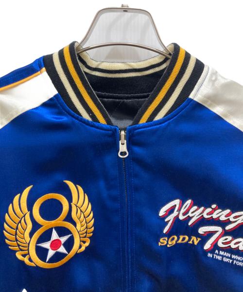 TED COMPANY（テッドカンパニー）TED COMPANY (テッドカンパニー) リバーシブルスカジャン ブルー サイズ:38の古着・服飾アイテム