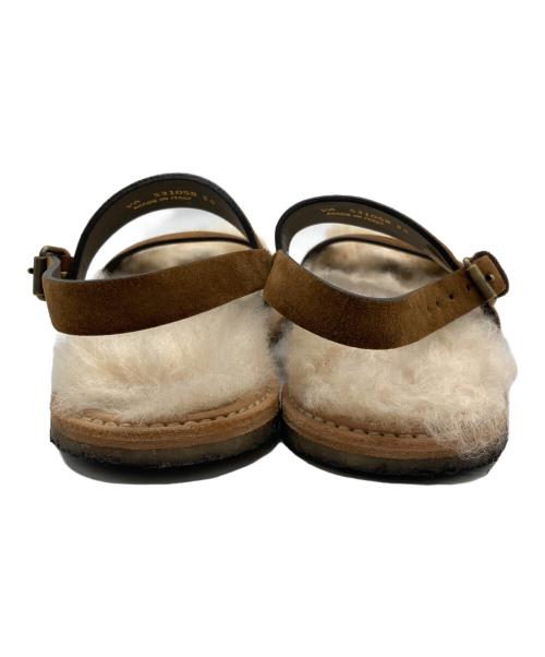 Saint Laurent Paris（サンローランパリ）Saint Laurent Paris (サンローランパリ) ムートンサンダル ブラウン サイズ:35の古着・服飾アイテム