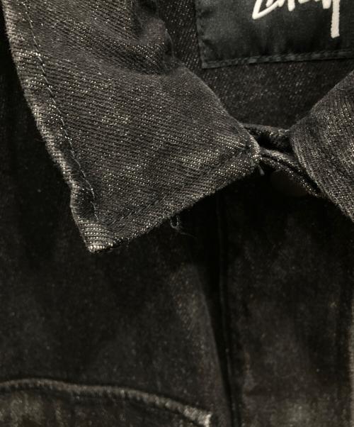 stussy（ステューシー）stussy (ステューシー) デニムジャケット ブラック サイズ:Sの古着・服飾アイテム