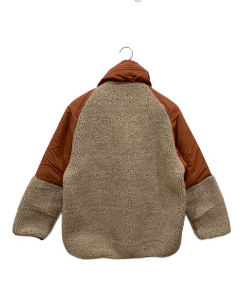 mercibeaucoup（メルシーボークー）mercibeaucoup (メルシーボークー) LEE (リー) 切替ボアブルゾン ブラウン×ベージュ サイズ:SIZE Sの古着・服飾アイテム